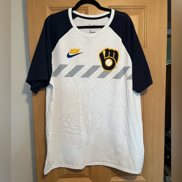 Men's Nike Milwaukee Brewer Drifit Tee - Picture 1 of 7